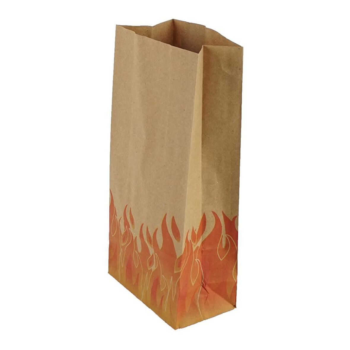 Kese Kraft 12x25x8 Cm Kare Dipli Alev Desenli 500 ADET