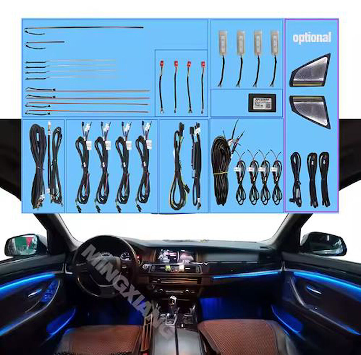 BMW F10 ÖZEL TRİM UYUMLU AMBIYANS SETİ