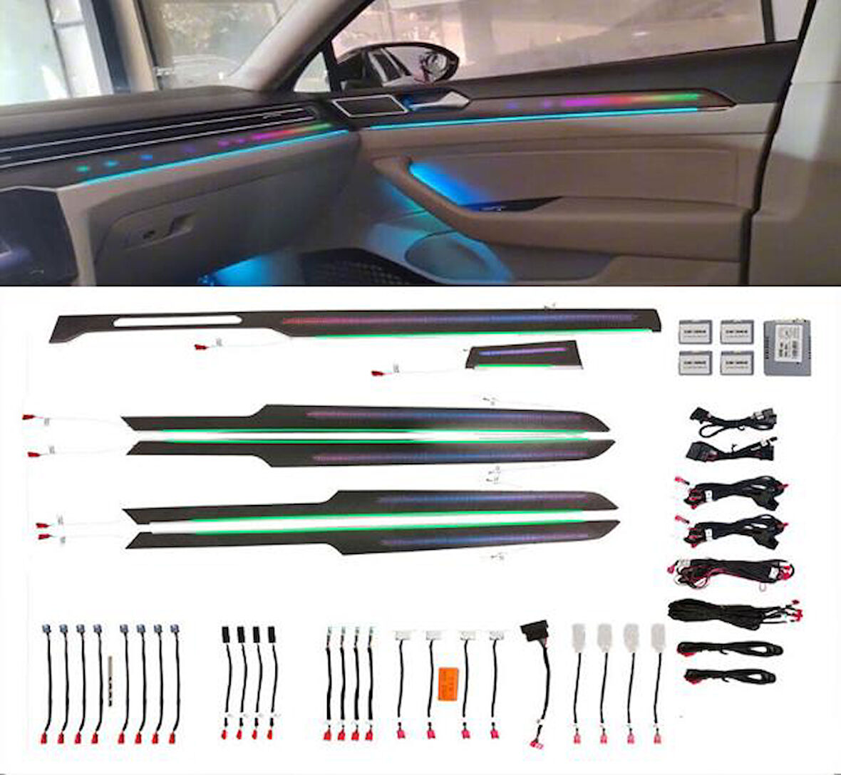 VW PASSAT B8 2019-2020-2021 ÖZEL TRİM AMBİYANS SET