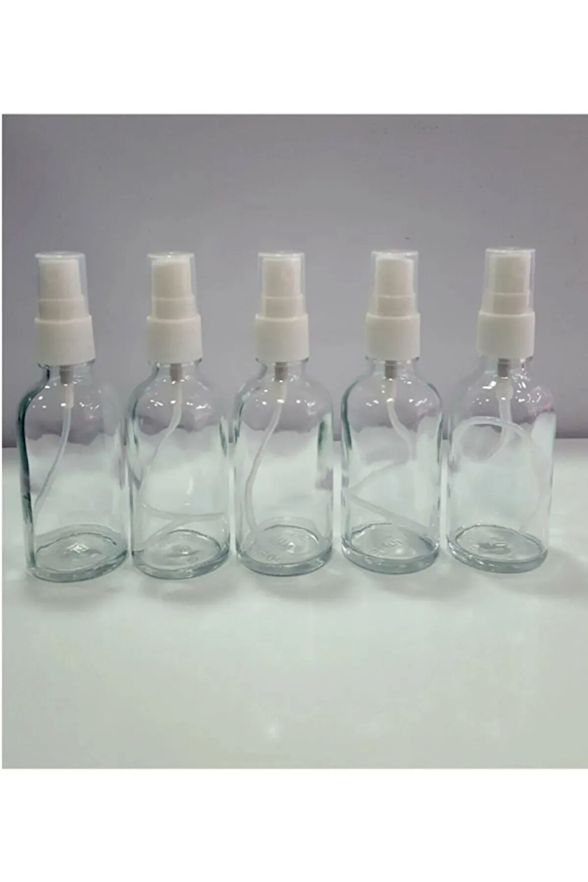 50 Cc Spreyli Boş Cam Şişe 5 Li Dezenfektan Ve Kolonya Şişesi