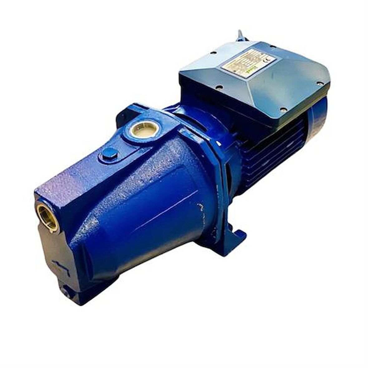 JTM200 2 HP 220V 9 mt. Emişli Krom Milli Pirinç Fanlı Jet Pompa - Bakır Sargı