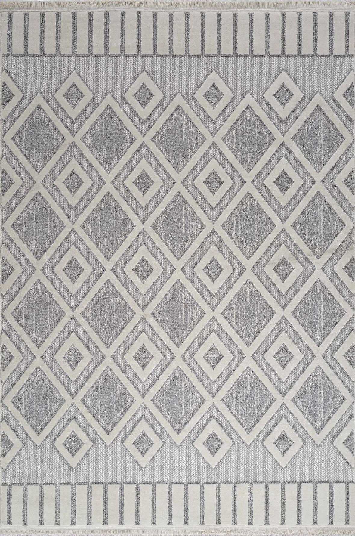 Artemis Halı Amentes 09990D Gri Bohem İskandinav Tarz Halı