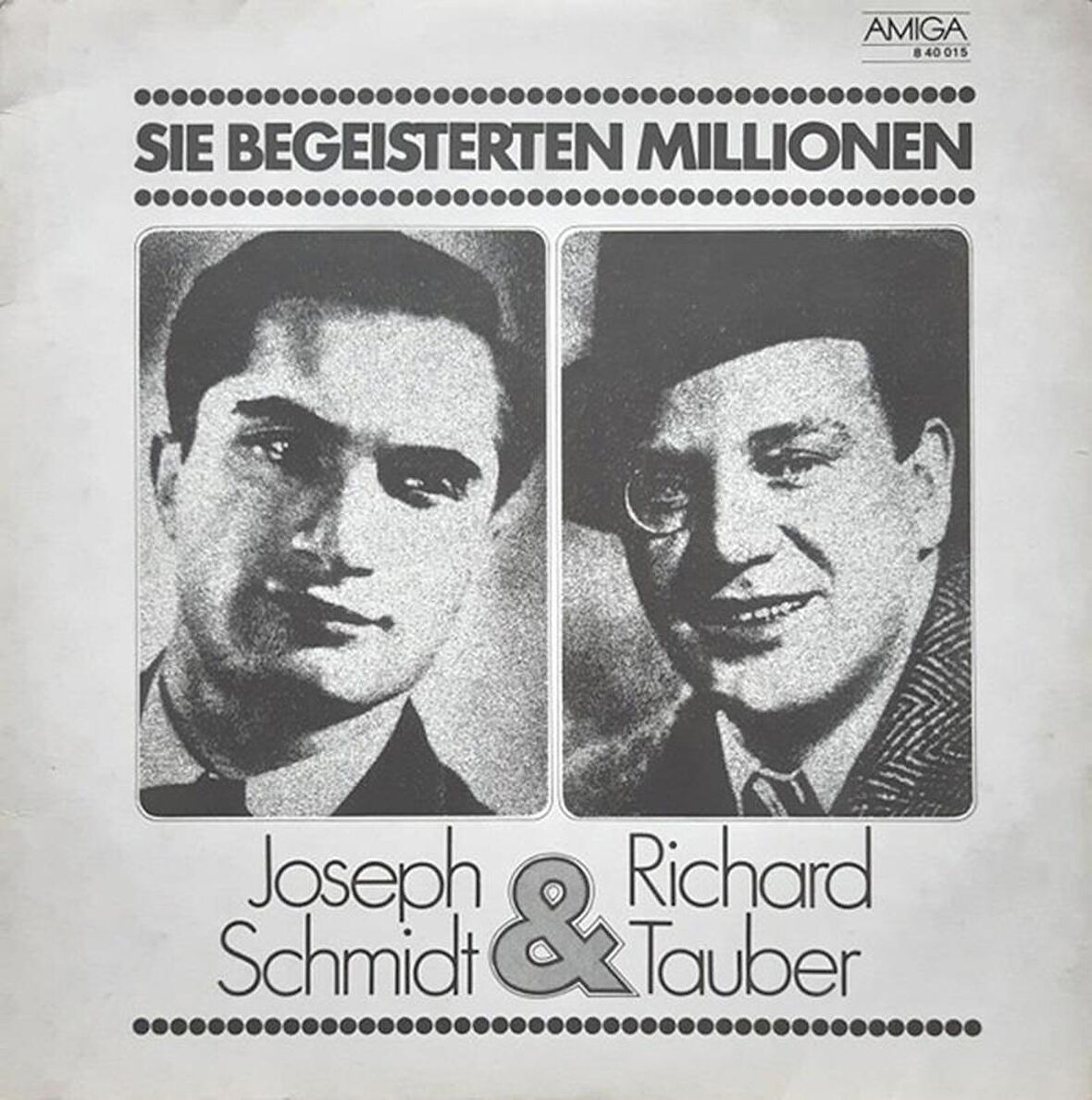 Joseph Schmidt & Richard Tauber – Sie Begeisterten Millionen Chanson Vinly Plak alithestereo