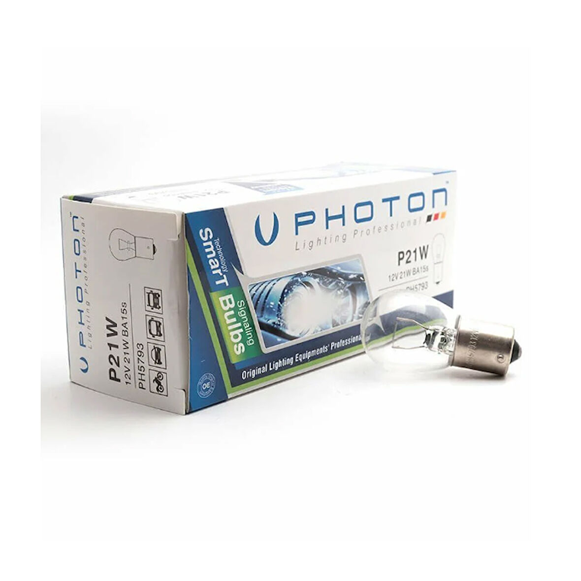 Photon BA15S Halojen Fren Park Ampulü Tek Duy P21W/12V