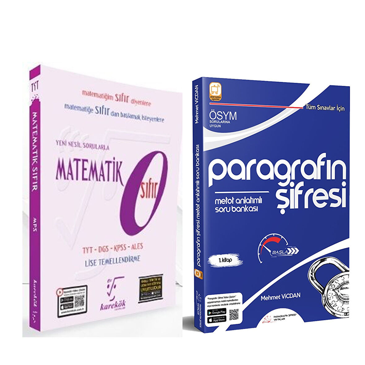 Karekök Matematik 0 ve Paragrafın Şifresi Metot Anlatımlı Soru Bankası 2 Kitap Set