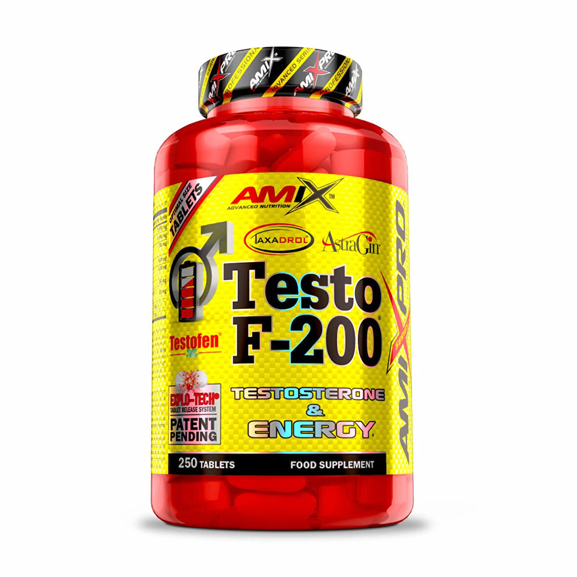 AMİX AmixPro TestoF-200 Daa Aspartic Acid + Tribulus + Maca + Akg Arginine / 250 Tabs