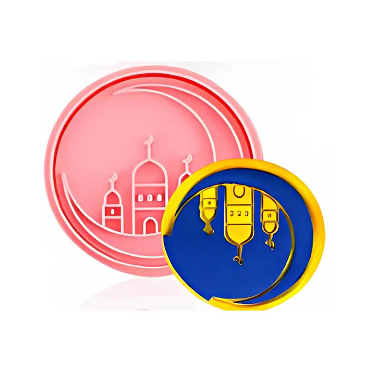 Ramazan Ayı Özel Kurabiye Kalıbı Şekillendirici Kopat 2'li