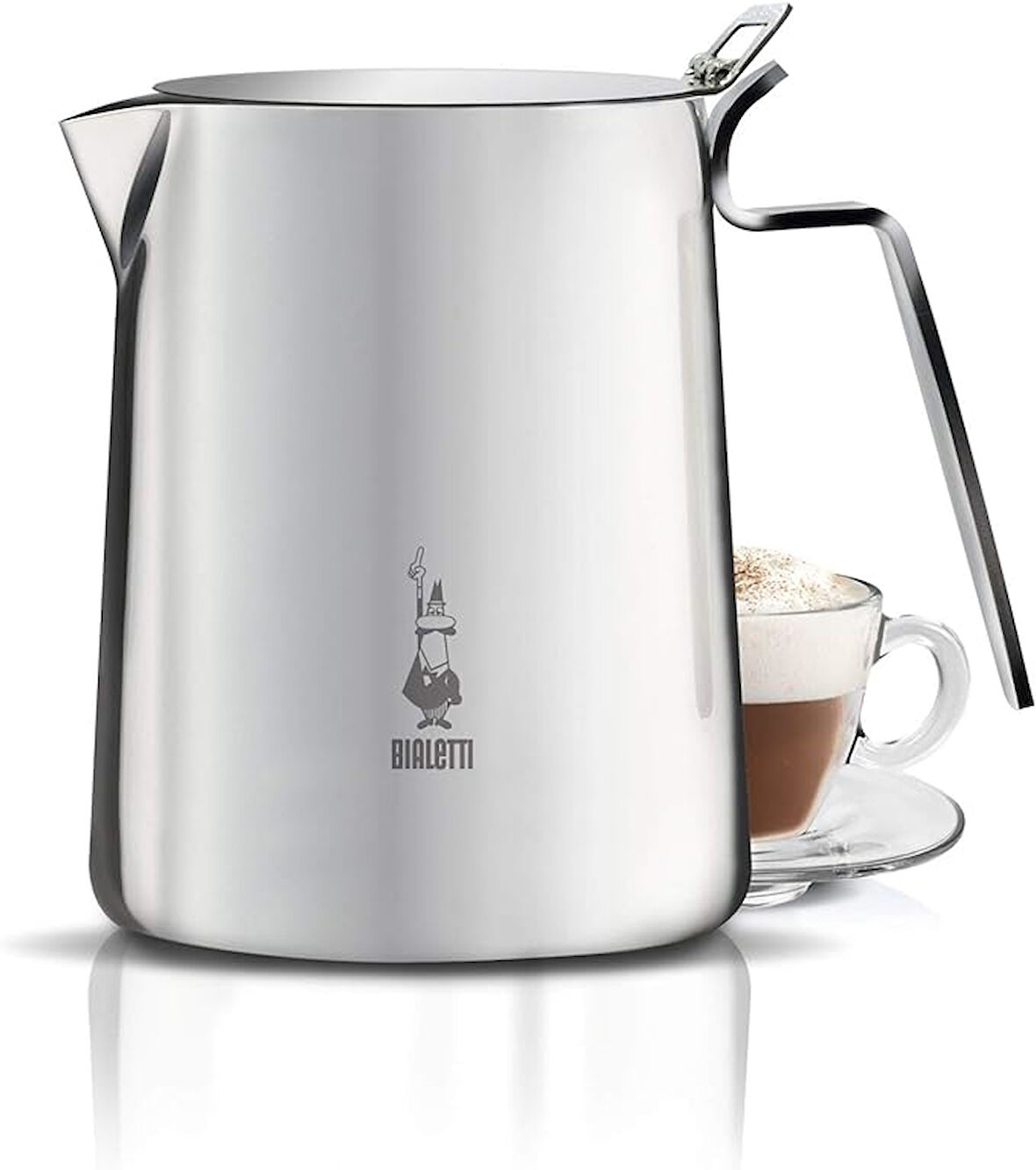 Bialetti 1807 Sütlük "Bricco" 50Cl, Paslanmaz Çelik, Gümüş, 30 x 20 x 15 cm