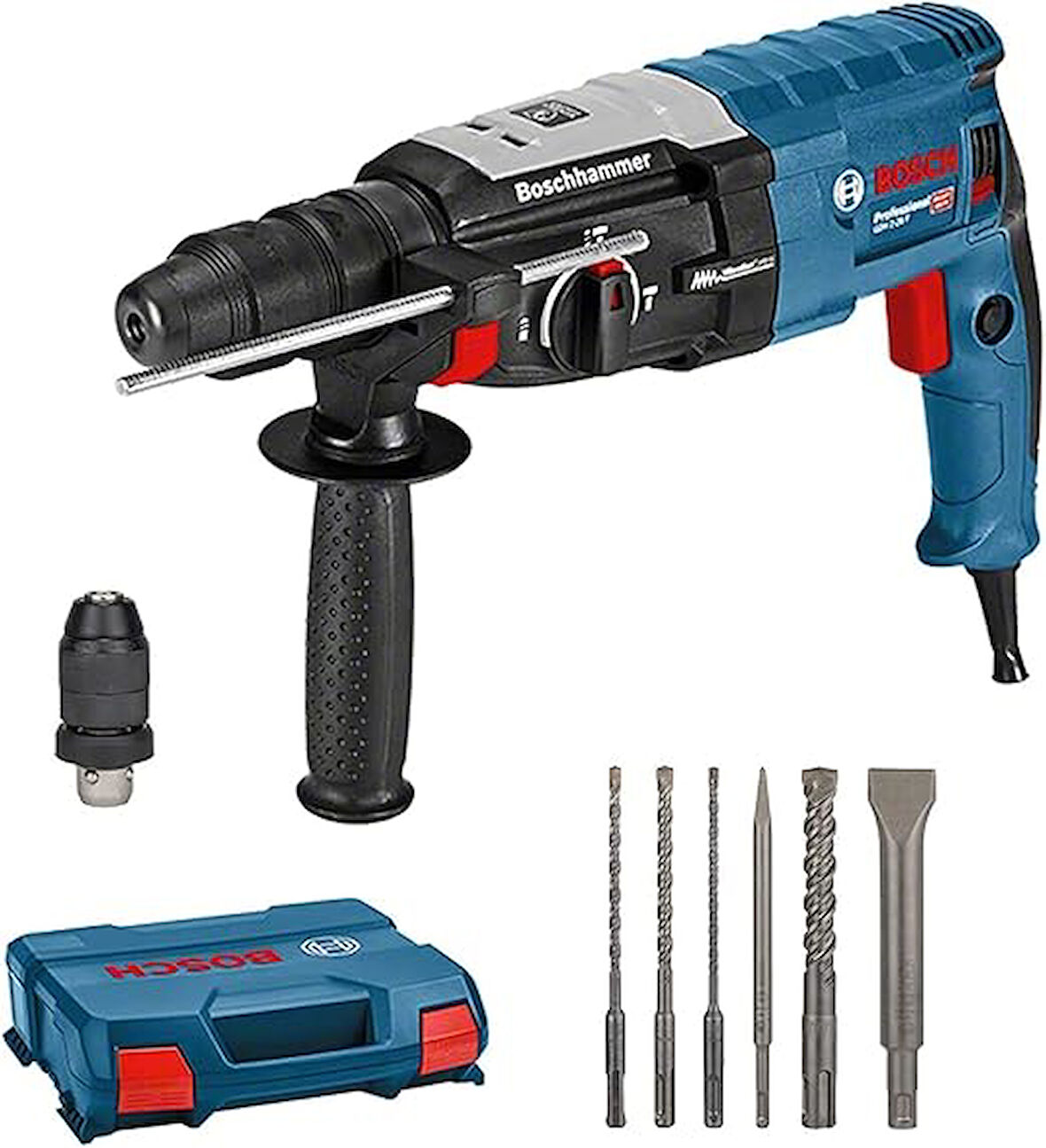 Bosch Professional GBH 2-28 F Kırıcı Delici (880 W, 3,1 kg, 3,2 J, Betonda Delme Çapı: 28 mm, İlave