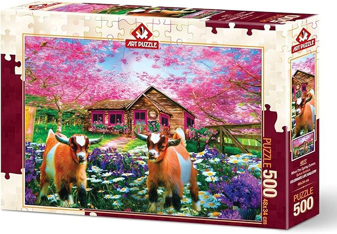 Art Puzzle Bahar Gelince 500 Parça Puzzle