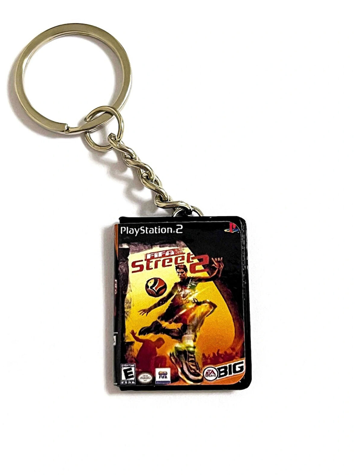 Fifa Street 2 Retro Minyatür Ps2 Oyun Kutusu Anahtarlık