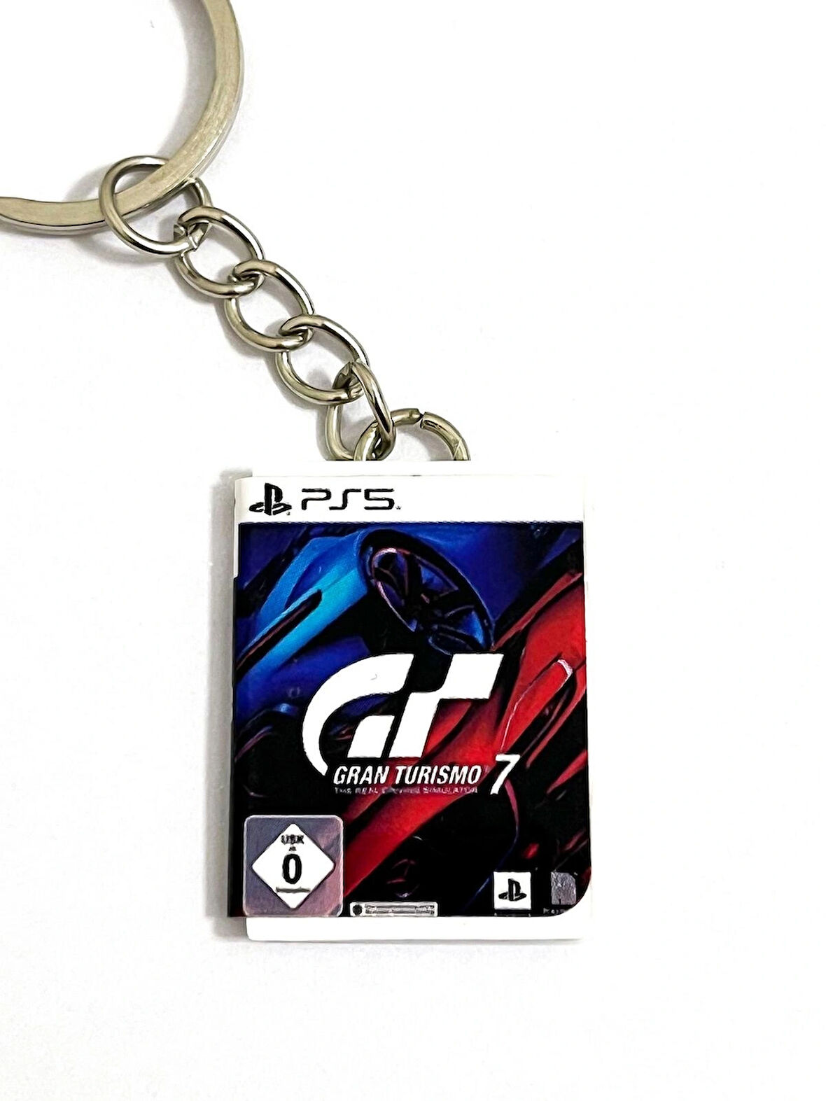 Gran Turismo 7 Minyatür Ps5 Oyun Kutusu Anahtarlık