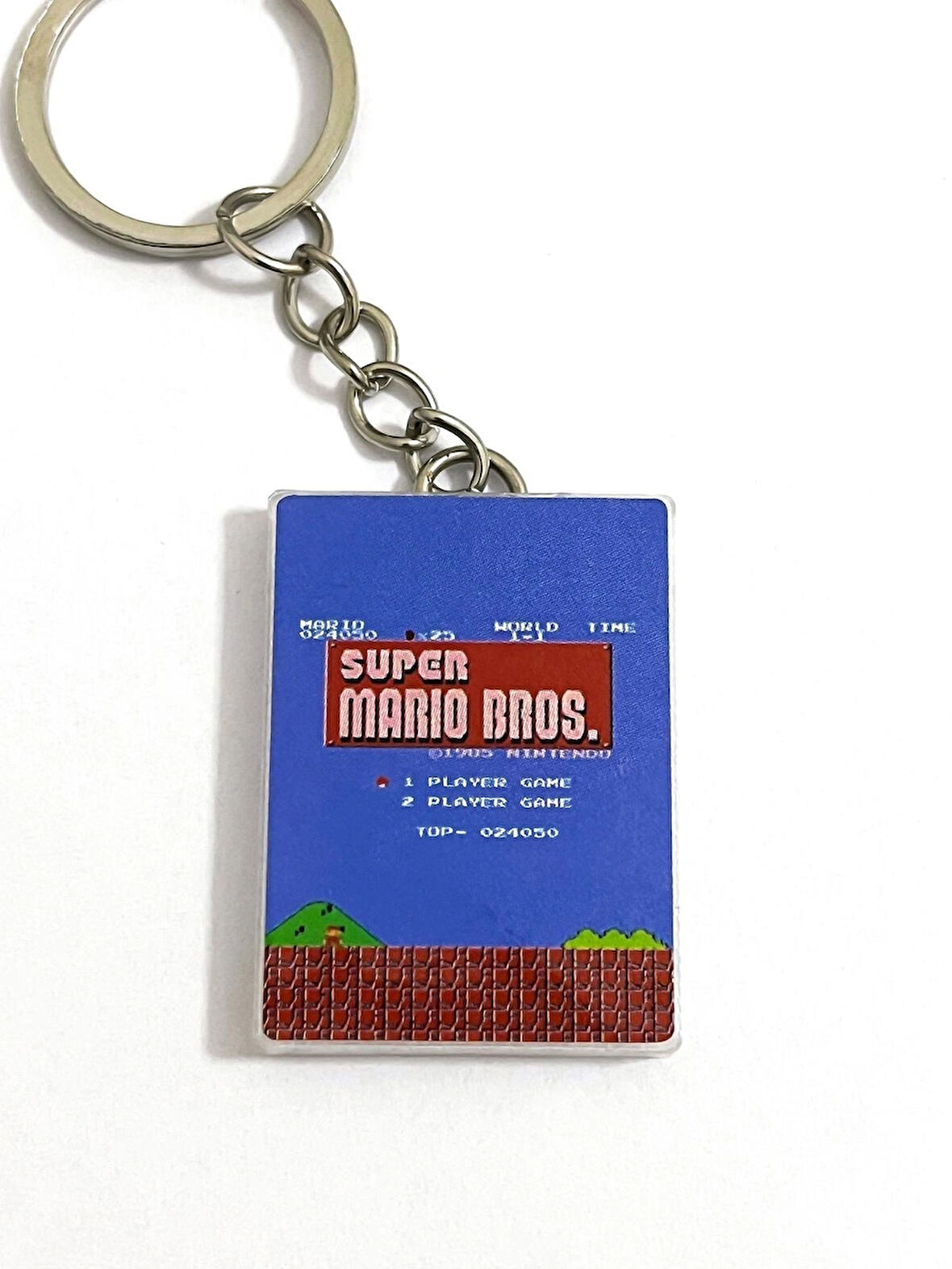 Super Mario Bros. Atari Retro Oyun Kutusu Anahtarlık