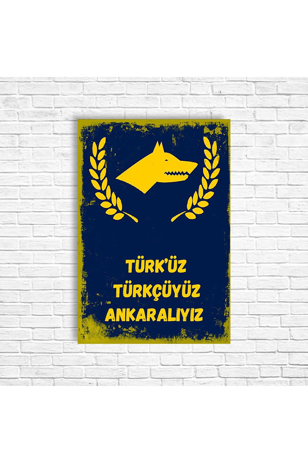 Ankara Retro Ahşap Poster