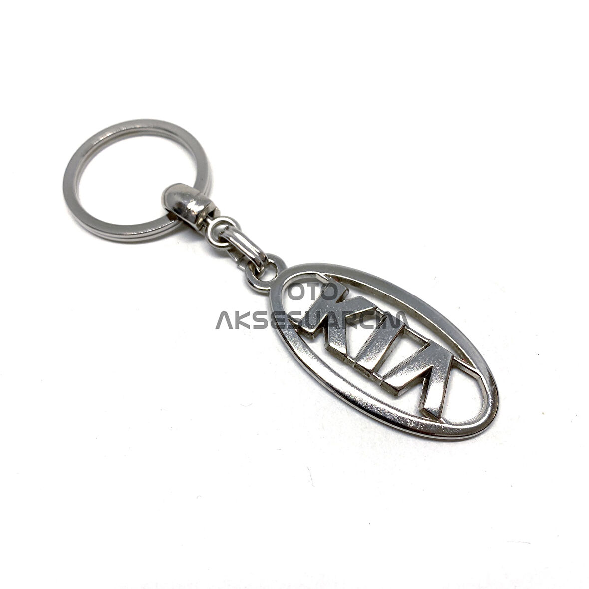 Kia Metal Luxury Oto Anahtarlık Krom