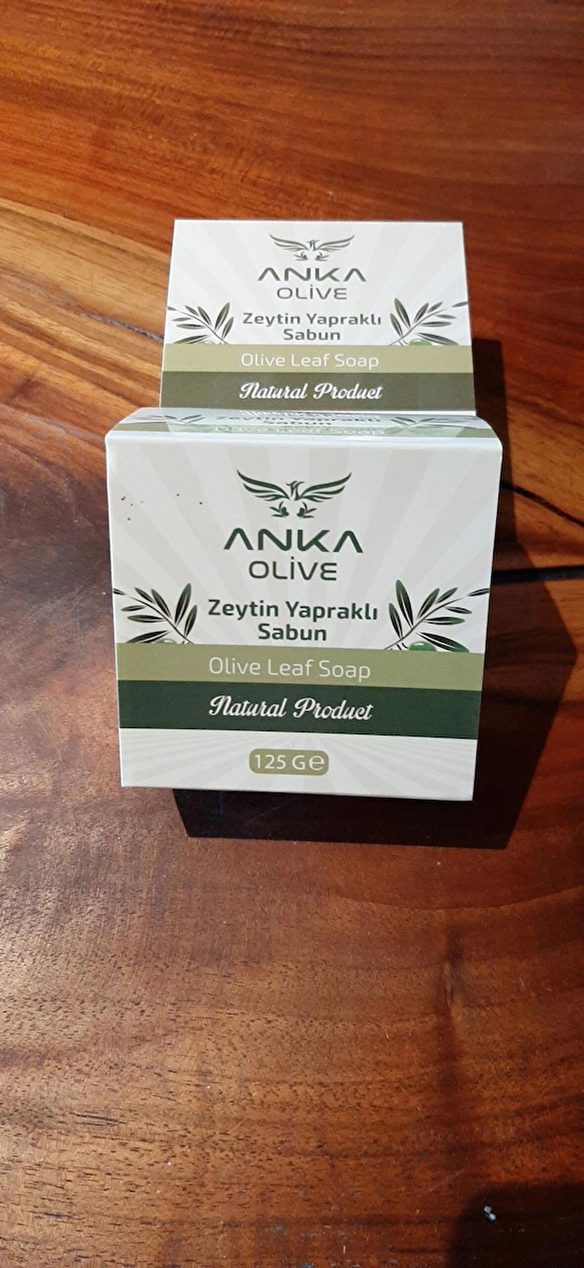 ANKA OLIVE ZEYTİN YAPRAKLI KUTU SABUN