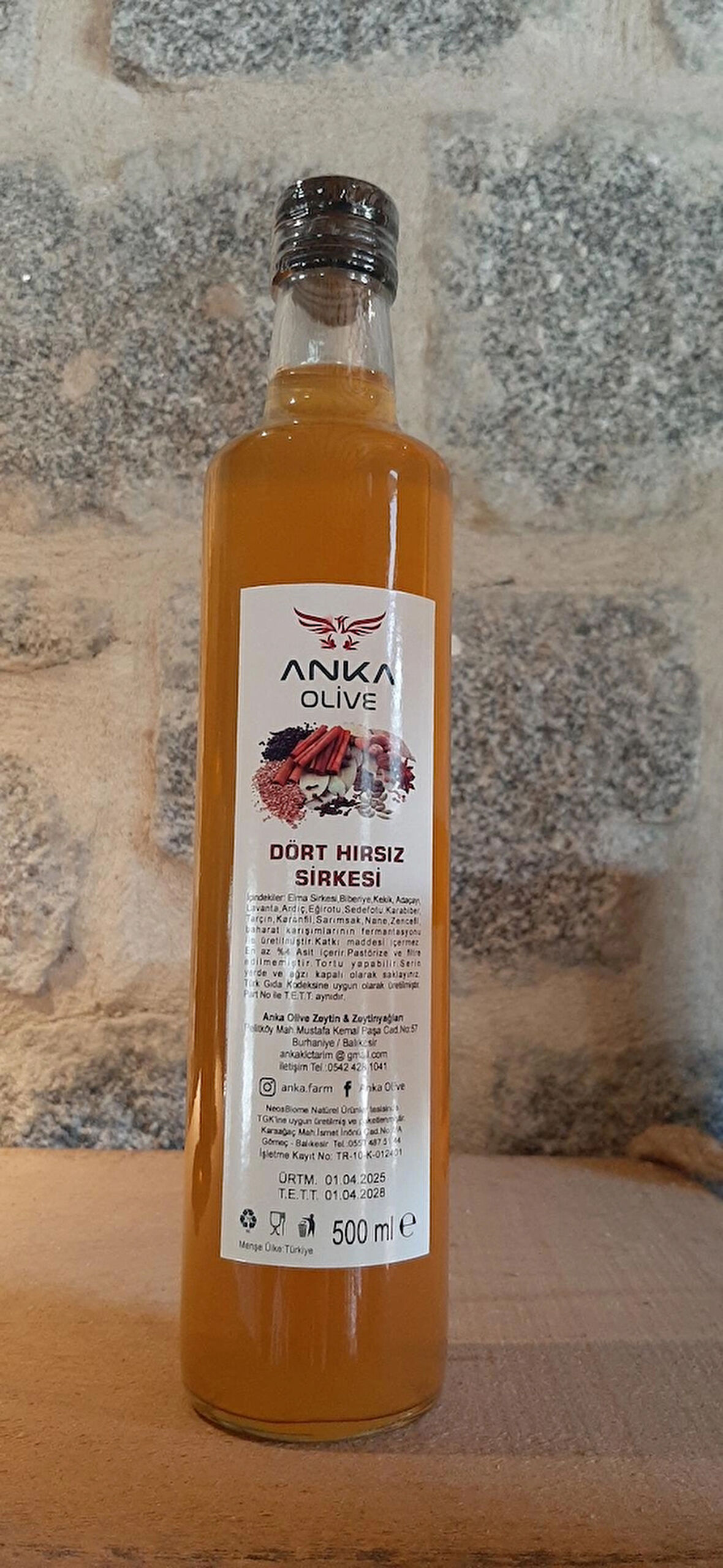 ANKA OLIVE DOĞAL DÖRT HIRSIZ SİRKESİ 500 ML