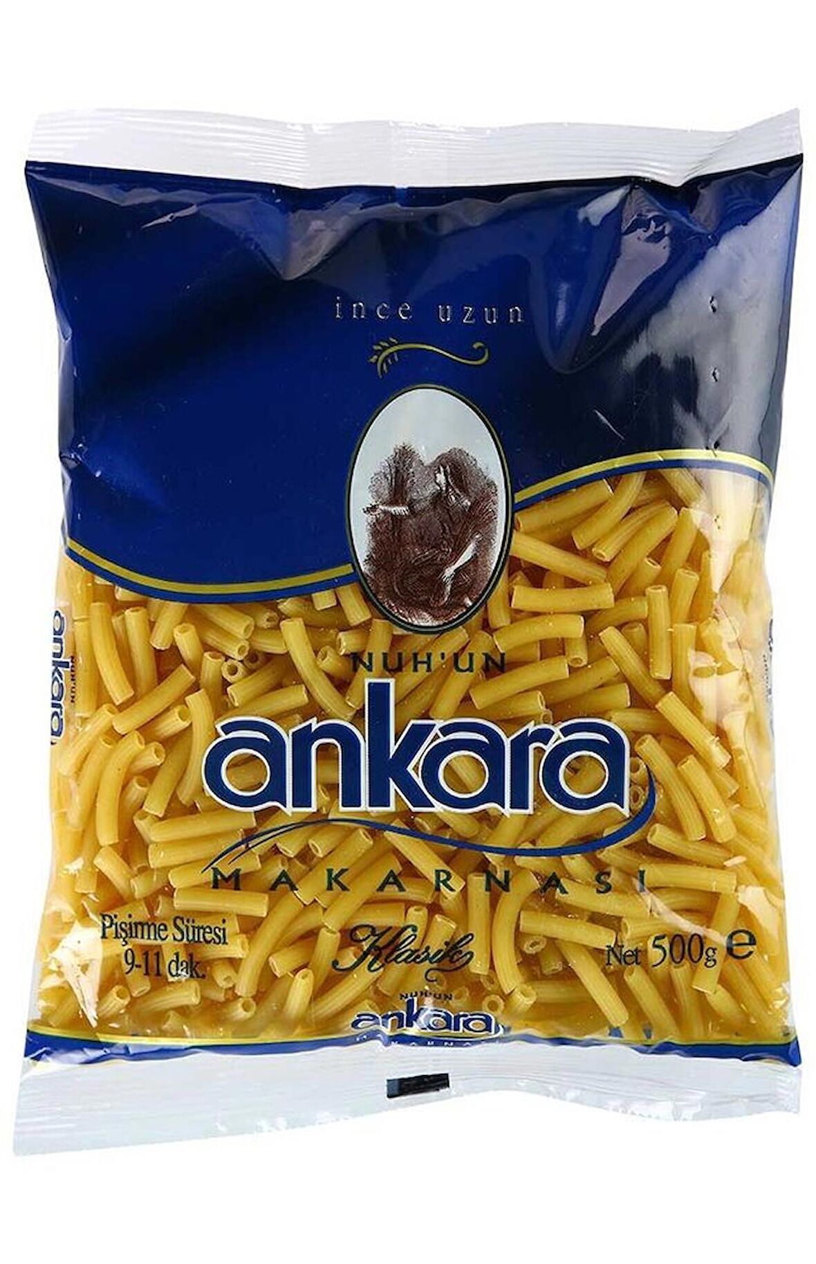 ANKARA MAKARNA INCE UZUN 500 GR. 20 ADET (1 KOLİ)