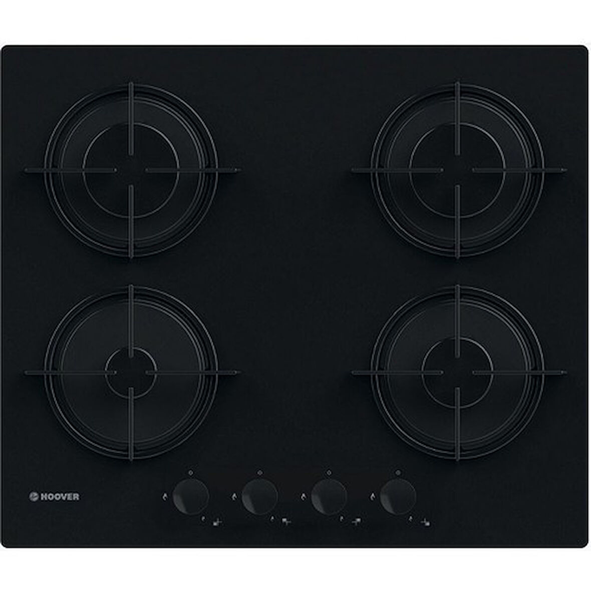 HOOVER HVW6MBB ANKASTRE SİYAH CAM OCAK