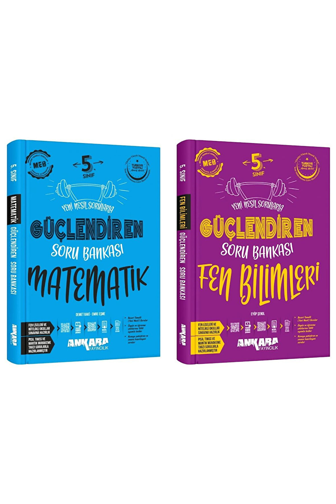 5. Sınıf Matematik + Fen Bilimleri Güçlendiren Soru Bankası Set