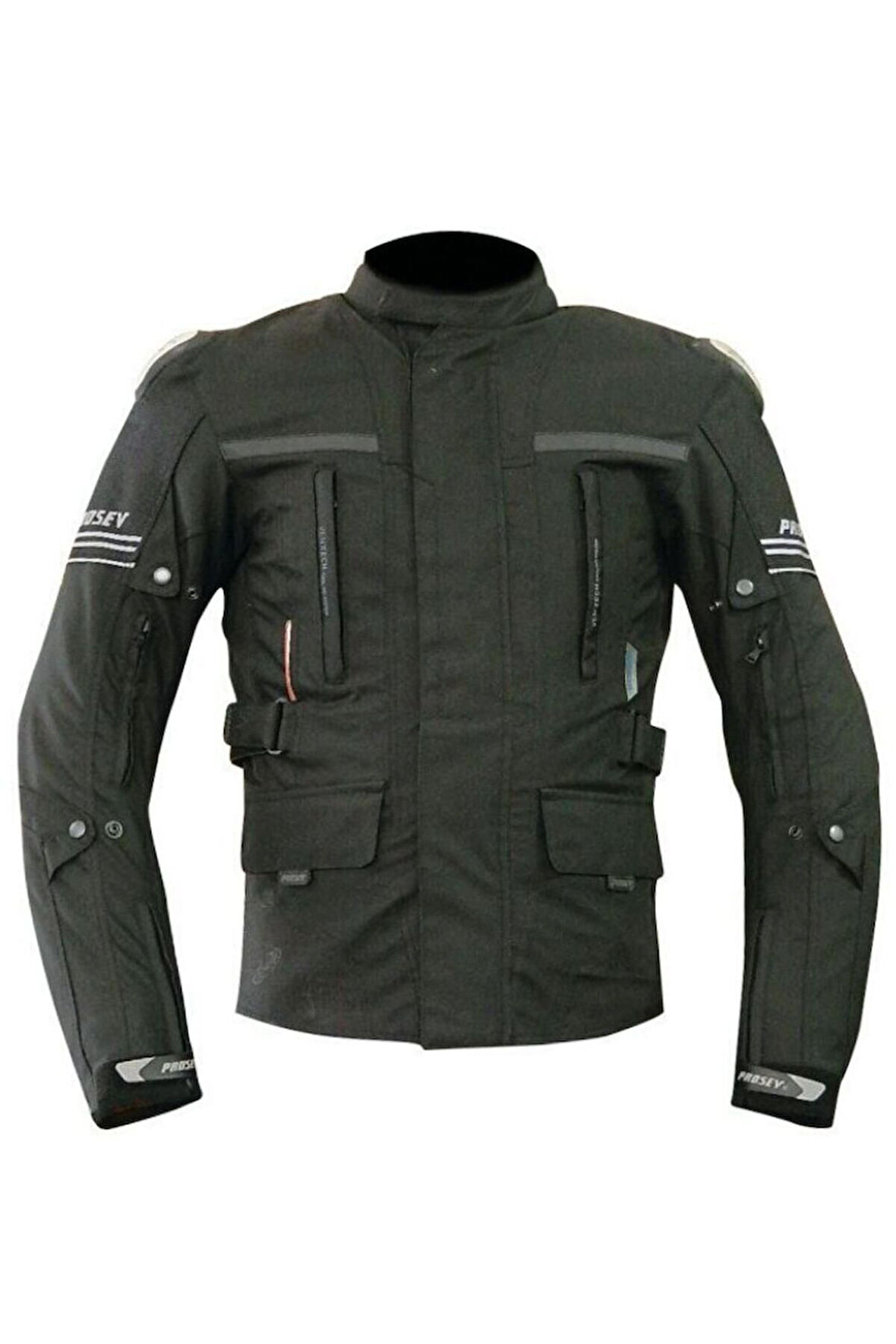 Motosiklet Montu Maxdura Kumaş 4 Mevsim Titanyum Korumalı Kışlık Uzun Motor Mont Siyah