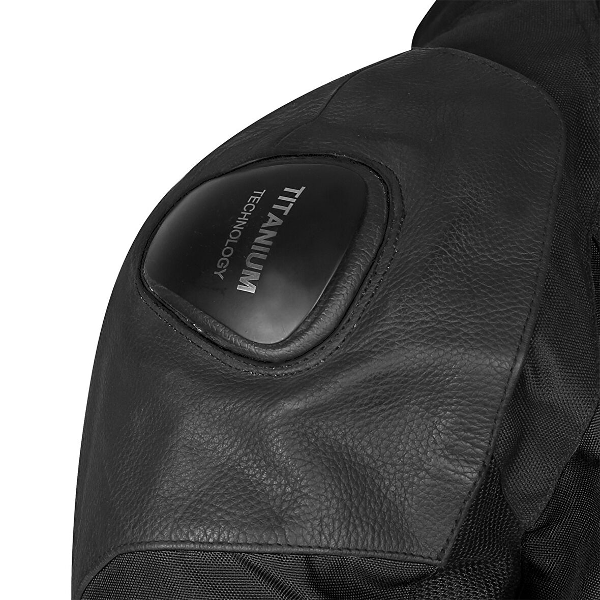 Motosiklet Montu Full Korumalı Titanyum 4 Mevsim Maxdura Hörgüçlü Model Mont Siyah