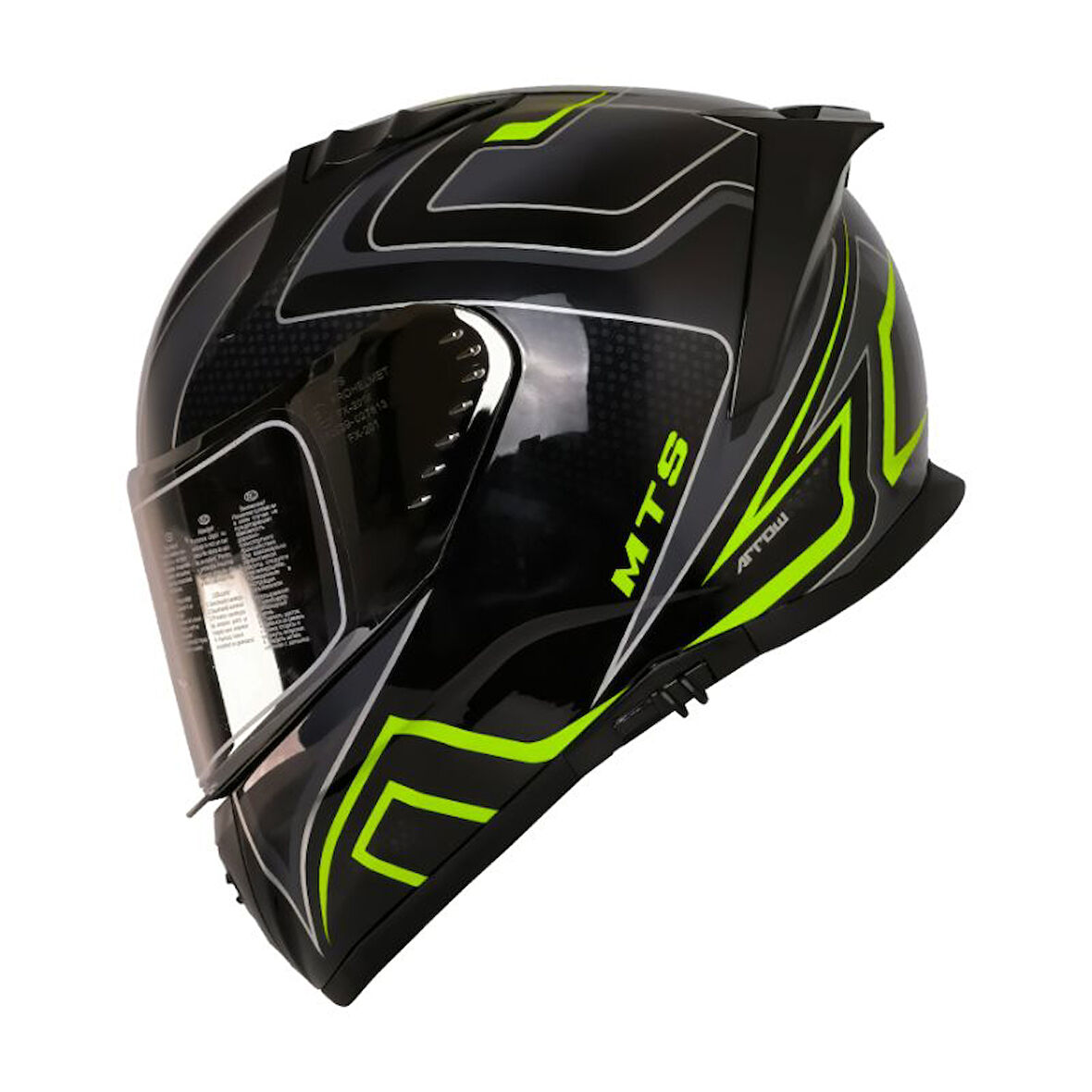 Motosiklet Kaskı Ece 22.R06 Sertifikalı Double Vizör Full Face Kask ARROW