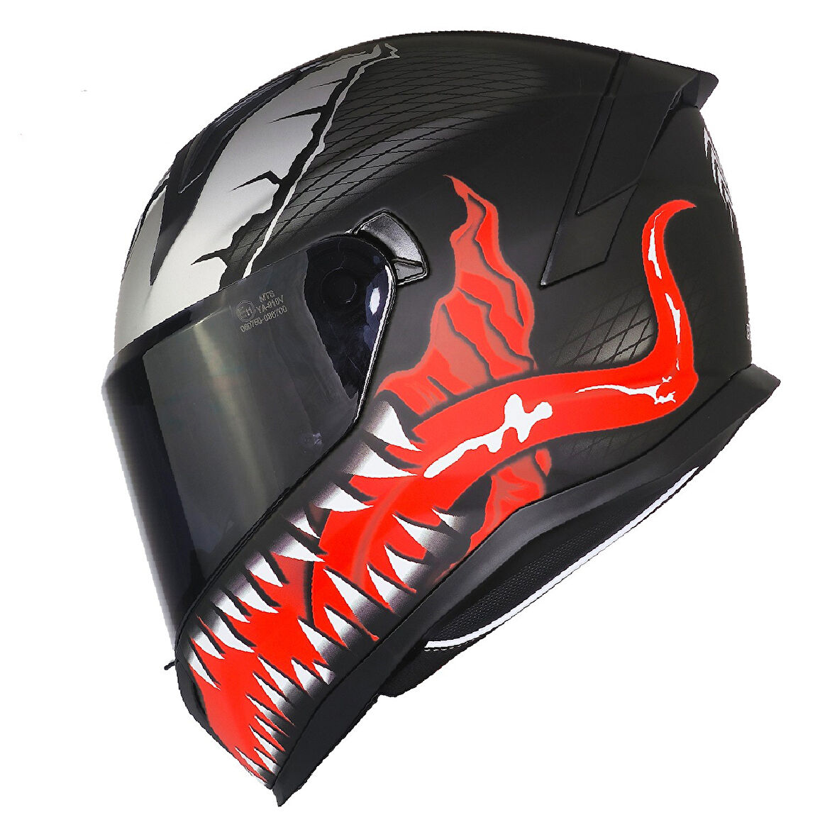 Motosiklet Kask Ece 22.R06 Güneş Vizörlü Full Face Motor Kaskı Starline Yeni