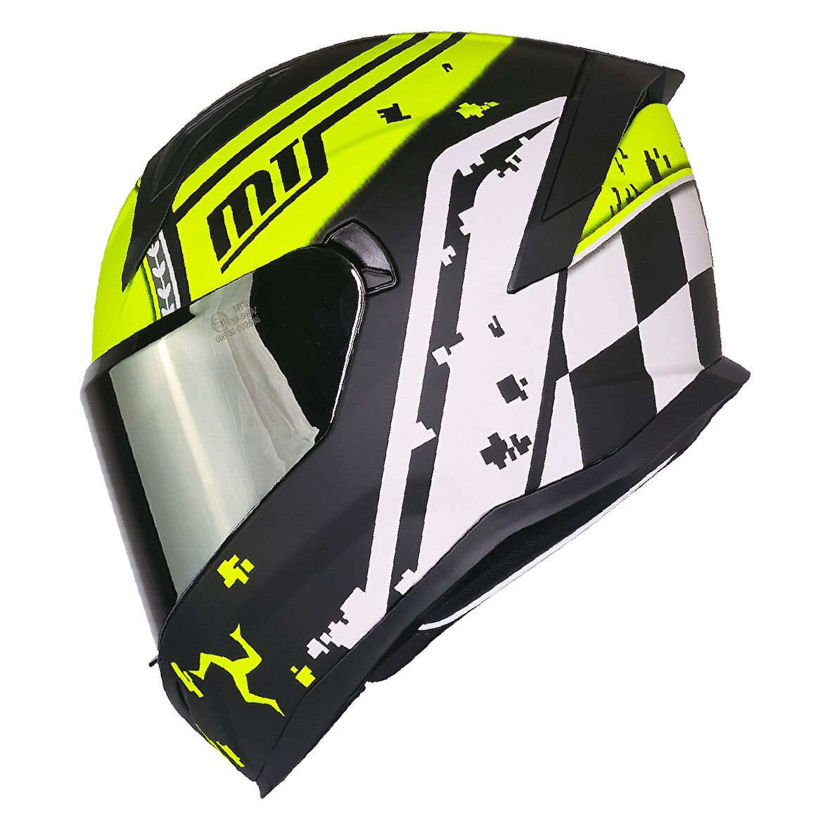 Motosiklet Kask Ece 22.R06 Güneş Vizörlü Full Face Motor Kaskı Vigor Yeni