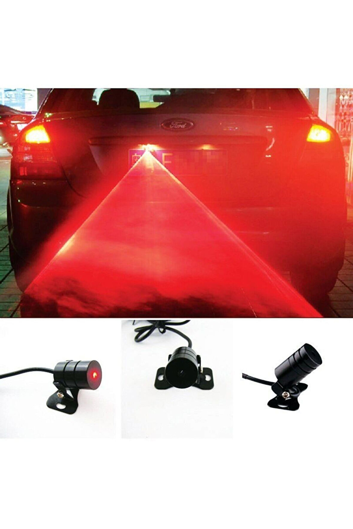 Motosiklet Lazer Çakar Çizgi Stop Yüksek Lazer Işığı Su Ve Toz Geçirmez Motor Lazer Çakar