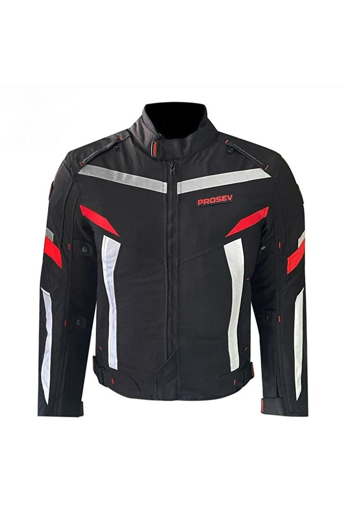 Motosiklet Montu 4 Mevsim Full Koruma Özel Oxford 600-D Kumaş Motor Mont Red