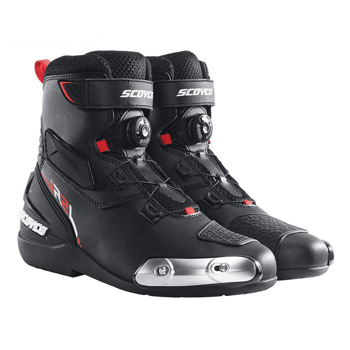 Motosiklet Racing Bot Atop Bağcık Sistemi Deri İtalyan Tasarım Çelik Koruma Touring Motor Botu