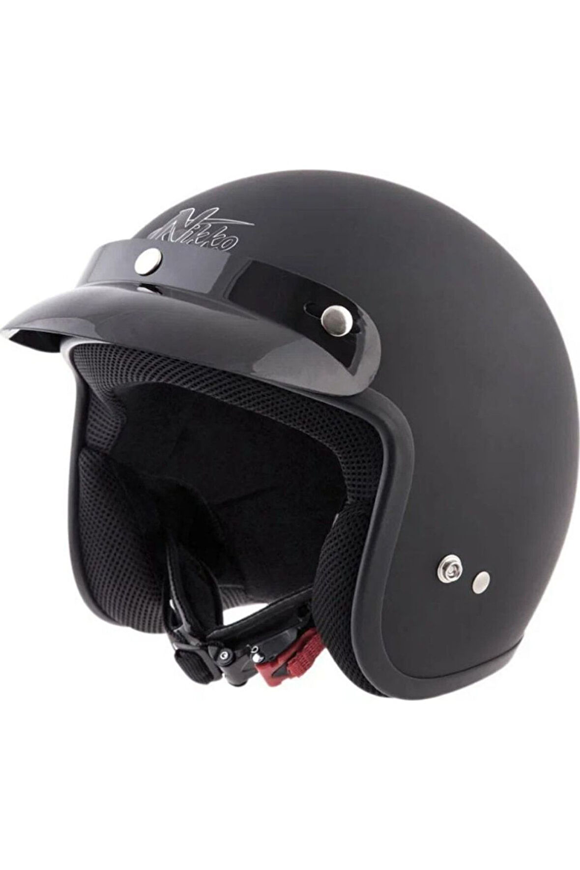 Motosiklet Chopper Cruiser Kaskı Yarım Açık Kask Abs Malzeme Ce Onaylı Güneş Vizörlü Motor Kask