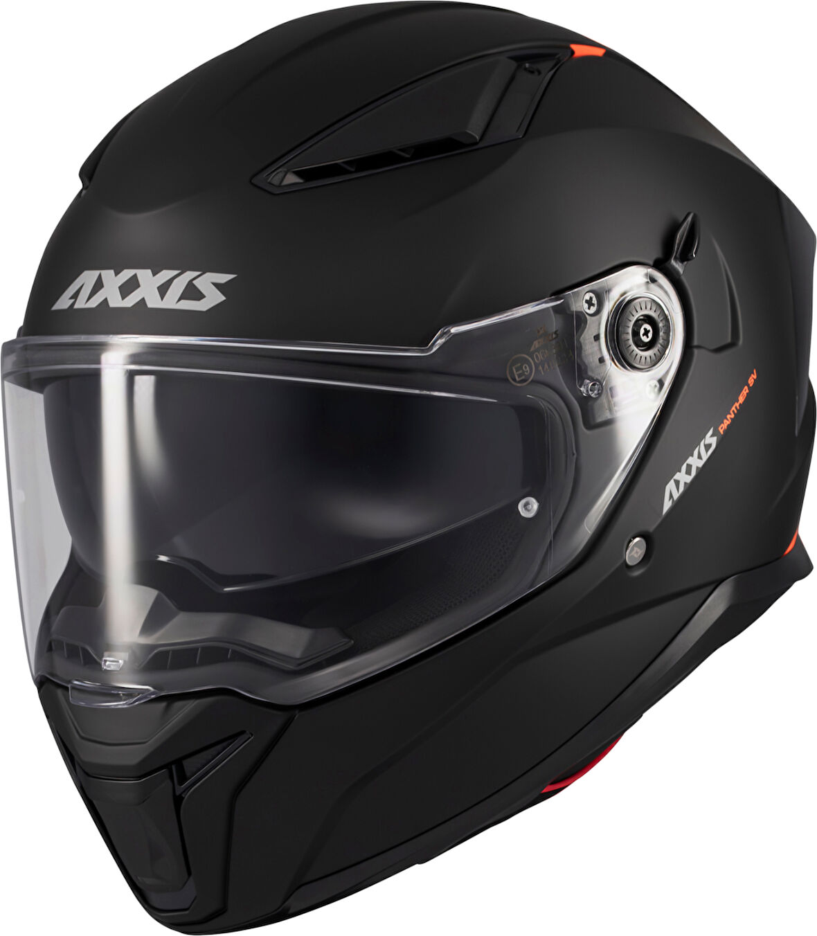 Motosiklet Kask Panther SV Matt Black Full Face Güneş Vizörlü ECE 22.06R Motor Kaskı