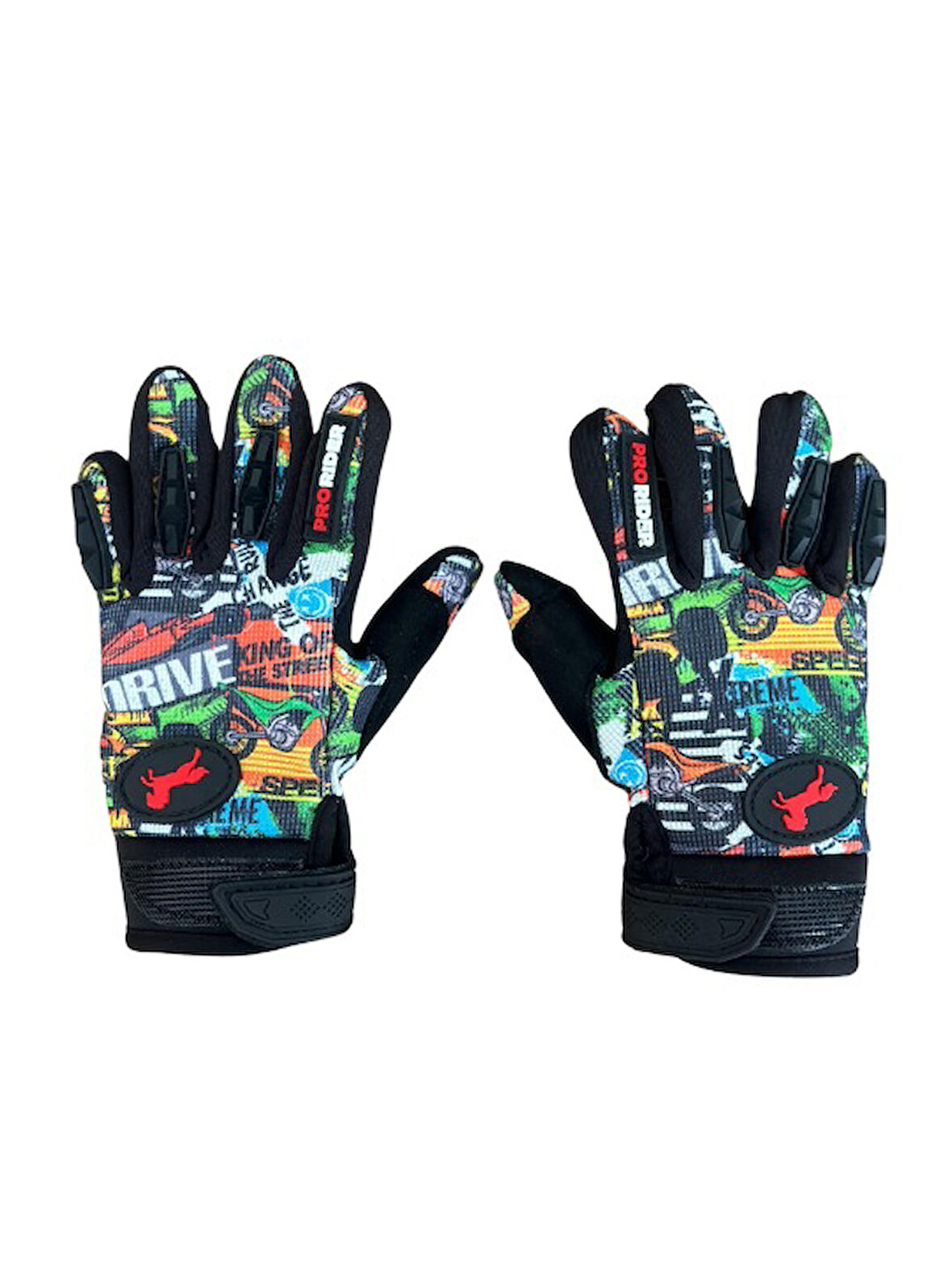 Motosiklet Çocuk Eldiveni TPR Velcro Kids Motor Eldiven Drive