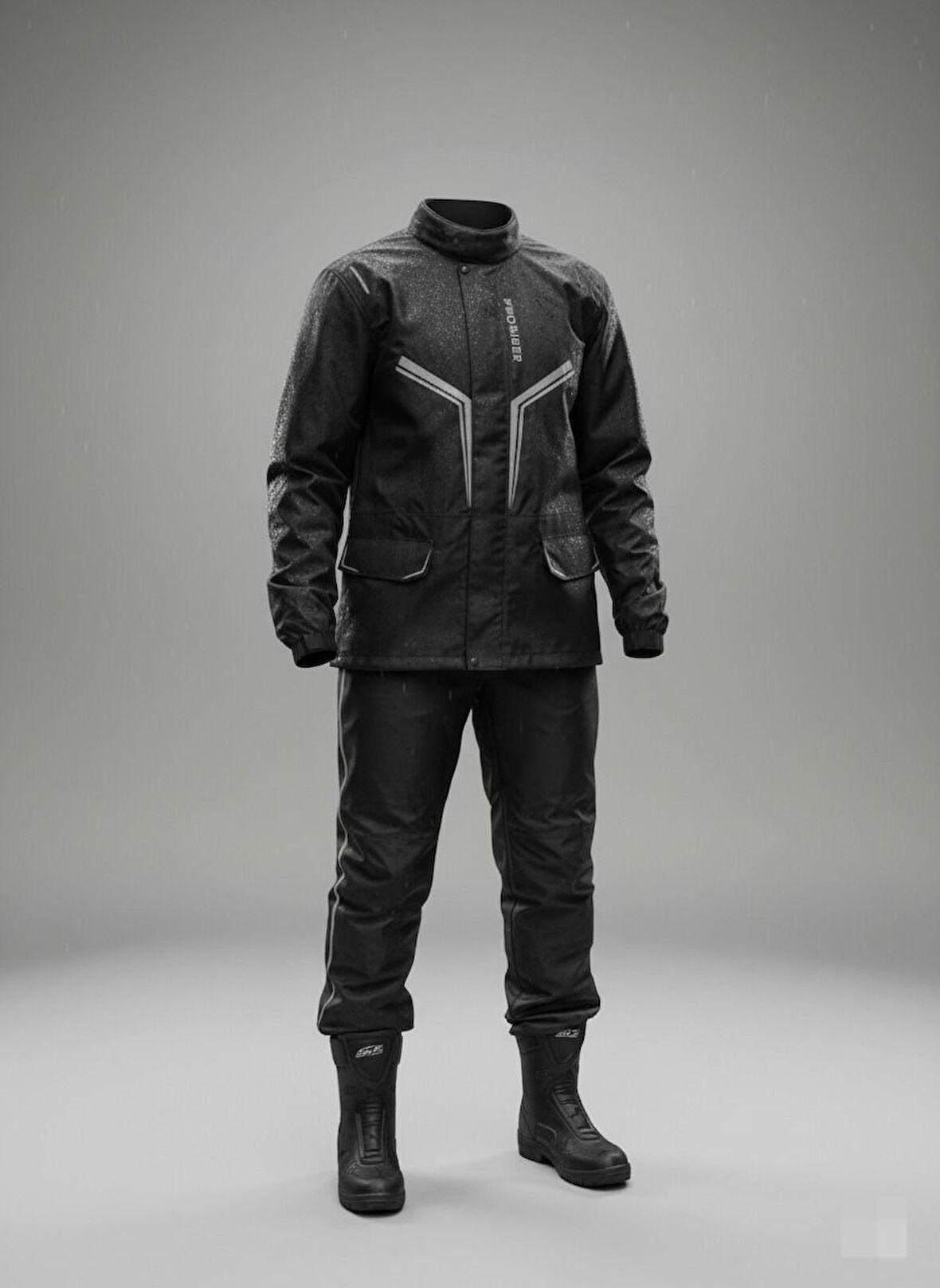 Motosiklet Lüx Yağmurluk Takım Waterproof Oxford Kumaş Astarlı Yağmurluk Takımı