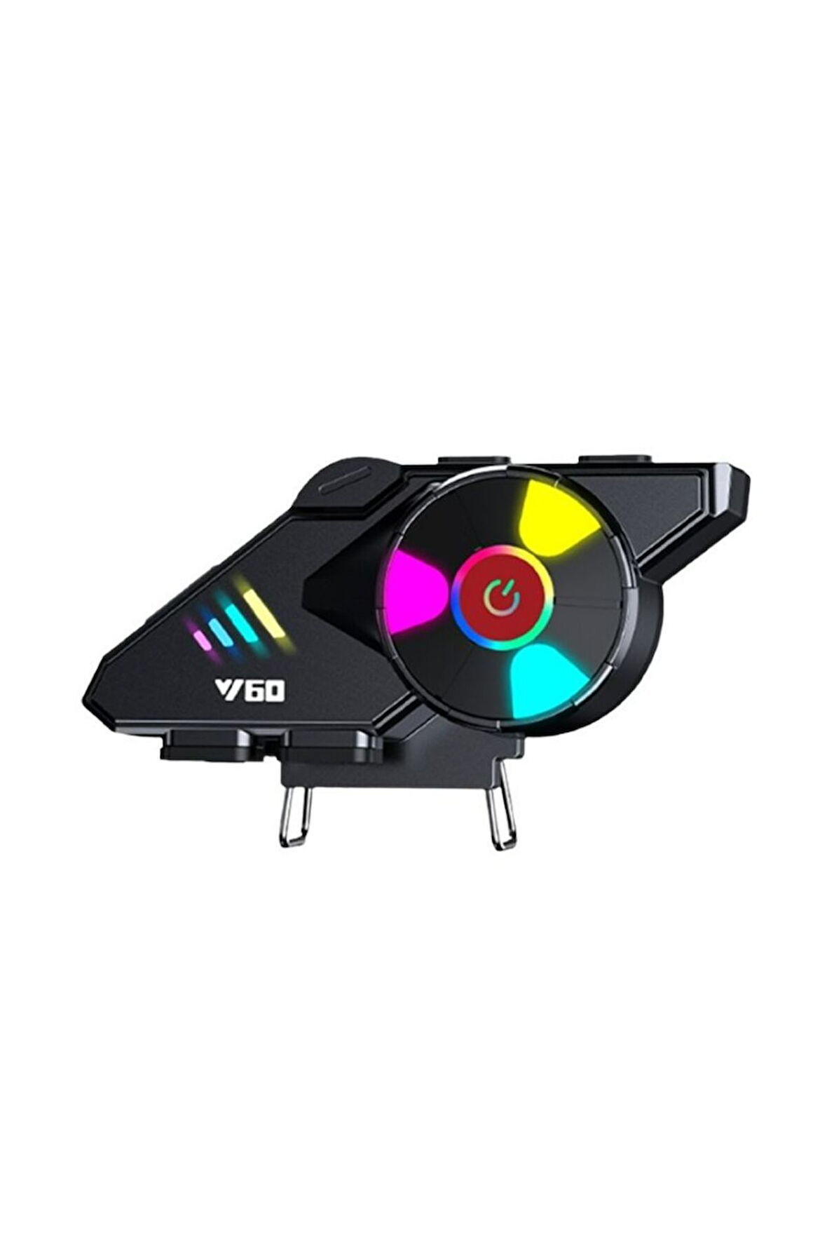 Motosiklet İntercom Kask Kulaklık Tüm Kasklara Uygun RGB Işıklı Mod Motor İnterkom Bluetooth 5.3