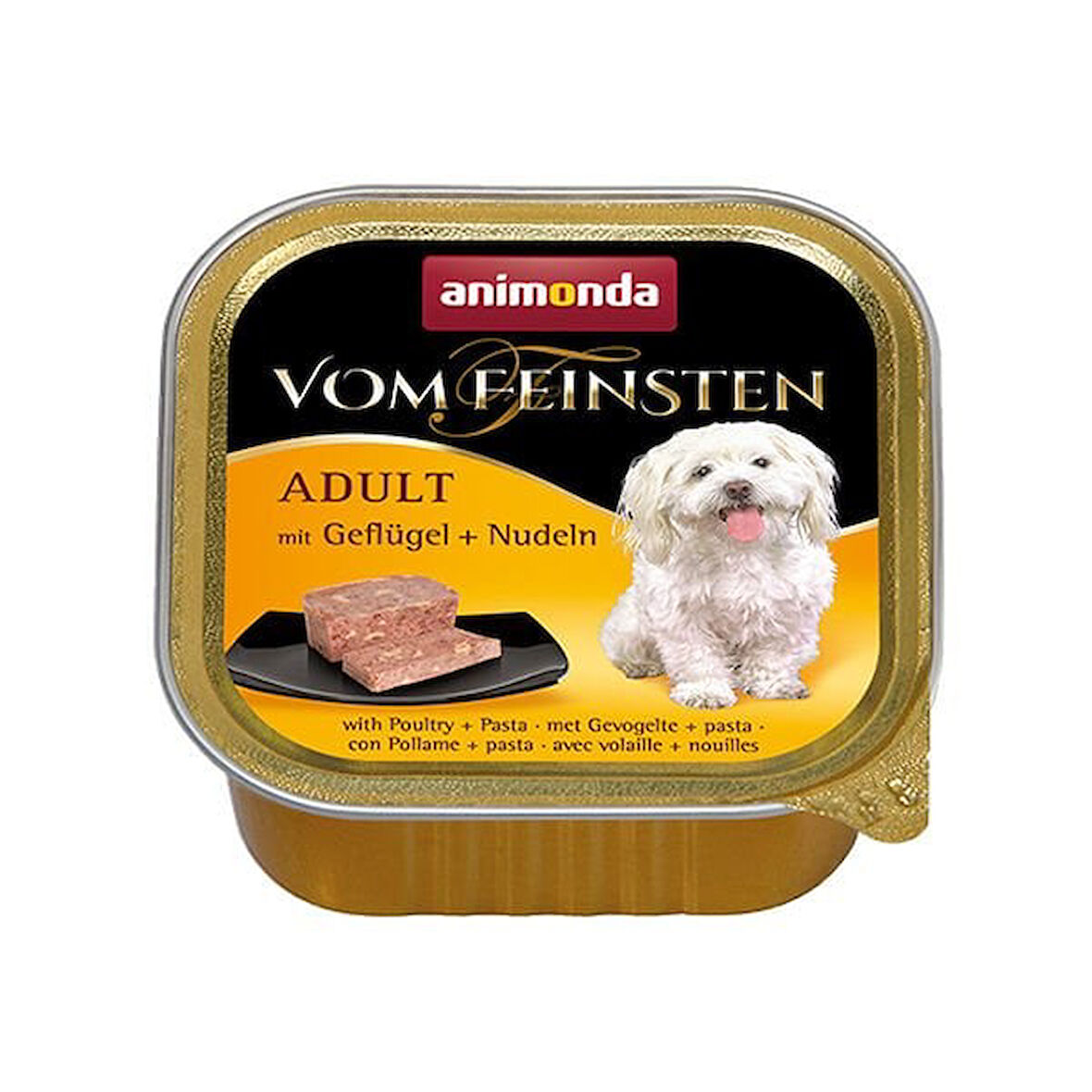 Animonda Kümes Hayvanı ve Makarnalı Yetişkin Köpek Konservesi 150 Gr