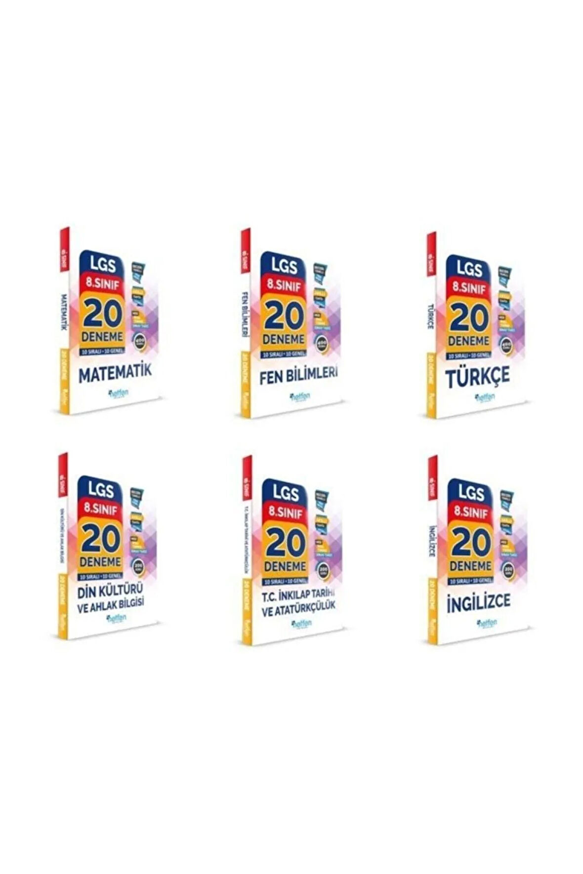 Netfen 8. Sınıf Deneme Seti 6 Kitap