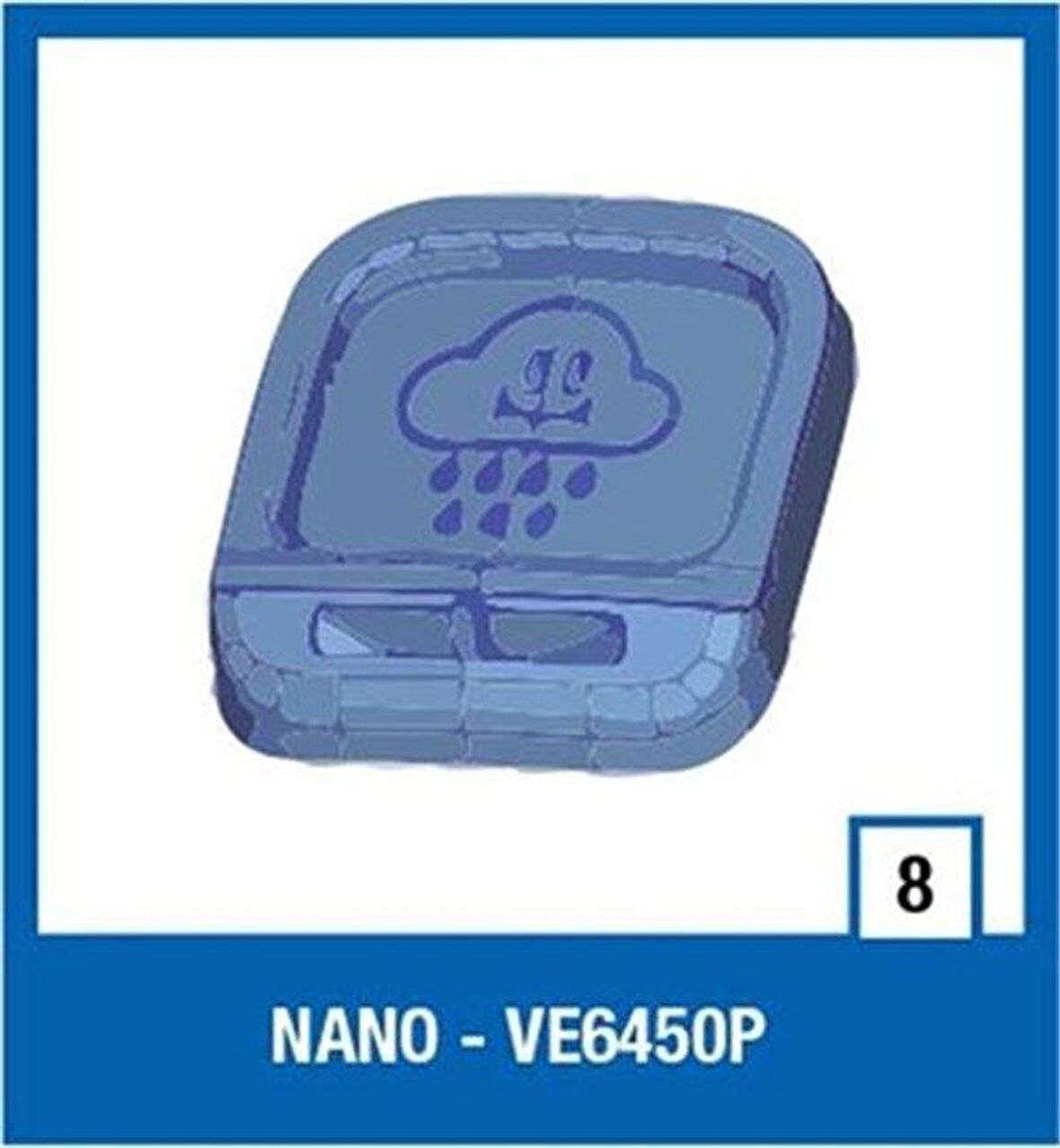 Shark Nano Raw Vantıme Tepe Havalandırma Plastiği Ve6450