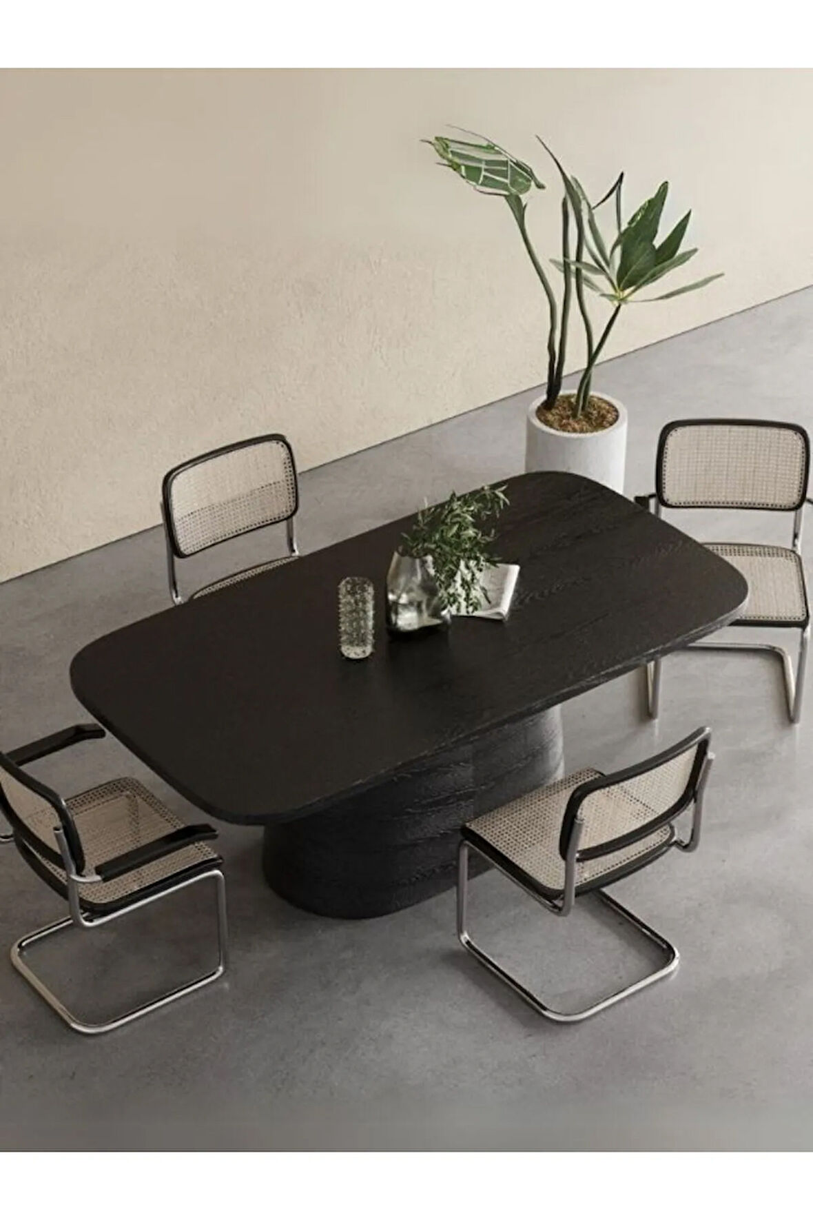 Barocco İtalyan Still Oval Ahşap Yemek Masası 100x190