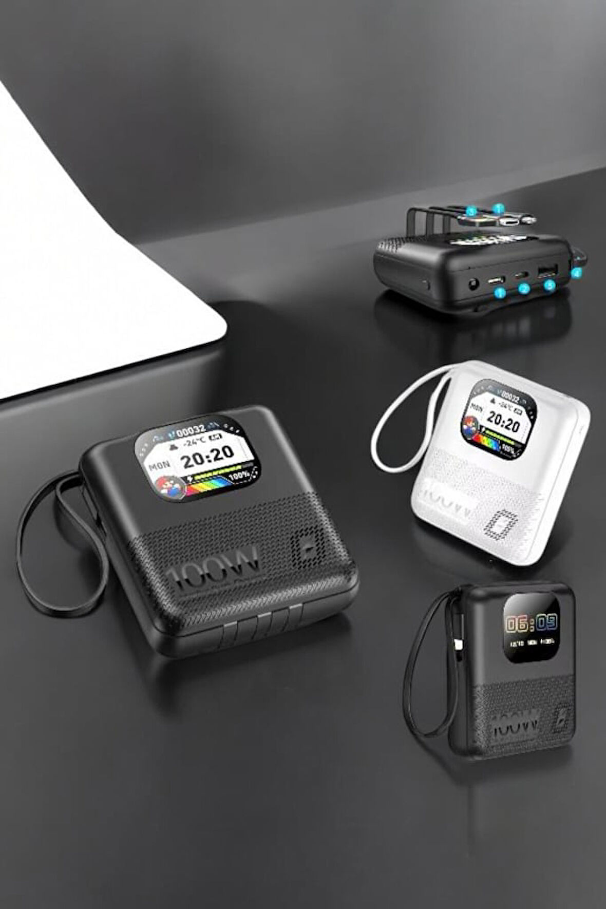 Günlük Aktivite Takipli 10.000 mAh Powerbank – Şarj ve Eğlence Bir Arada