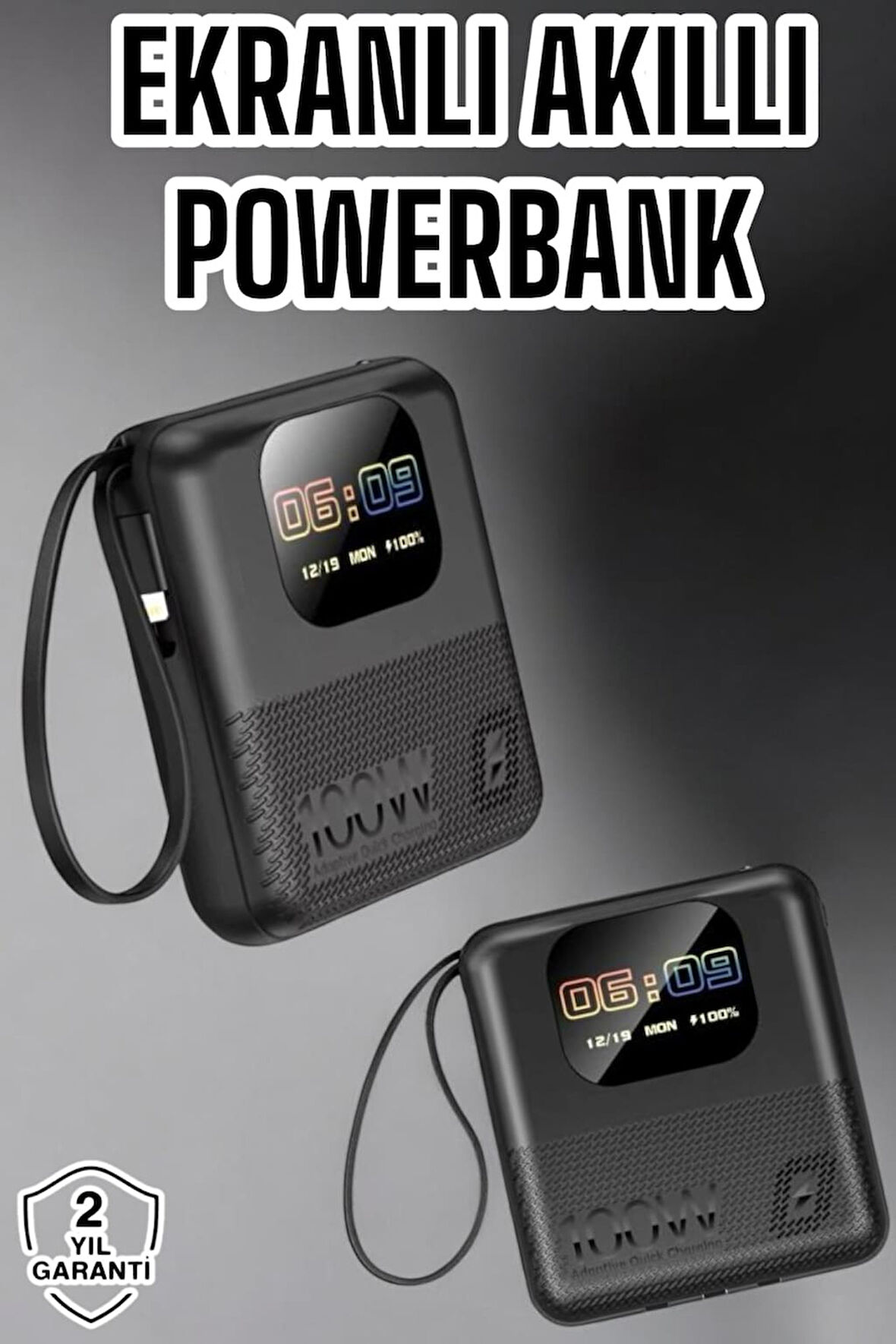 Akıllı Powerbank 10.000 mAh – Şarj, Müzik, Mesaj, Arama ve Daha Fazlası