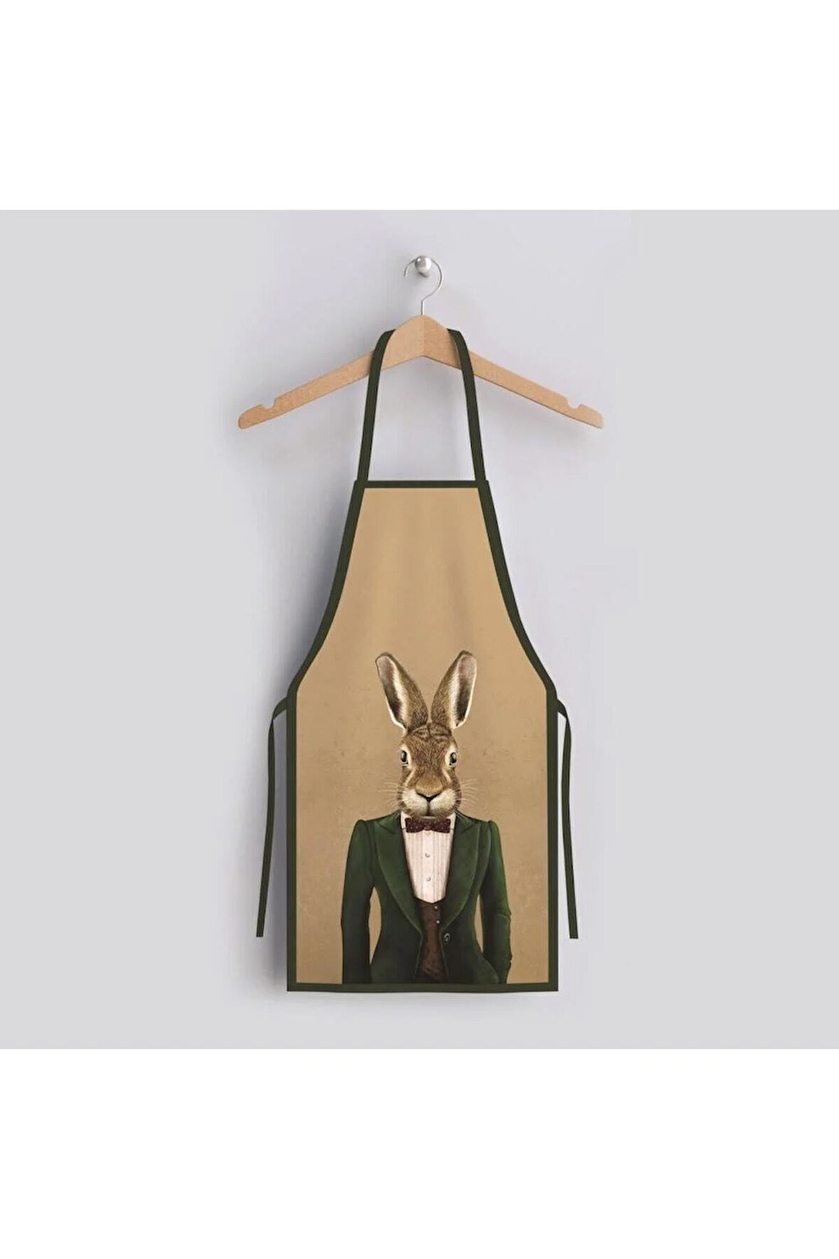 Mr. Rabbit Mutfak Önlüğü (Keten Kumaş, Uluslararası Yıkama Ve Solmama Sertifikası)