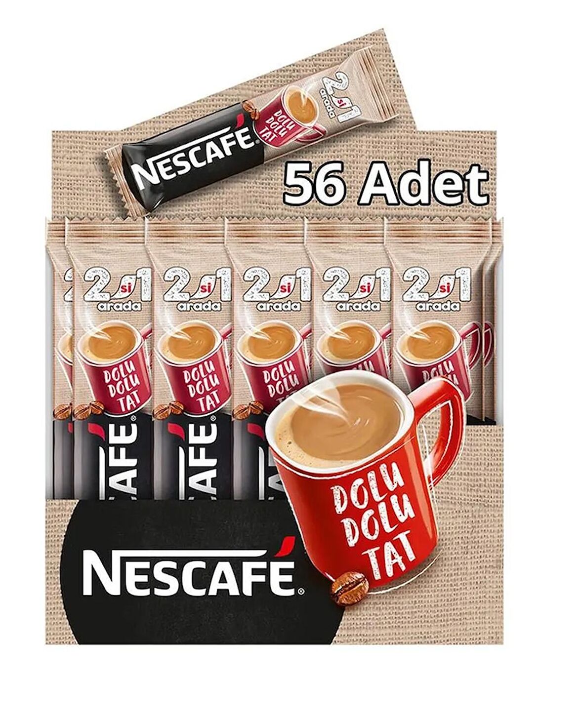 Nescafe 2'si 1 Arada 10 gr 56'lı Hazır Kahve