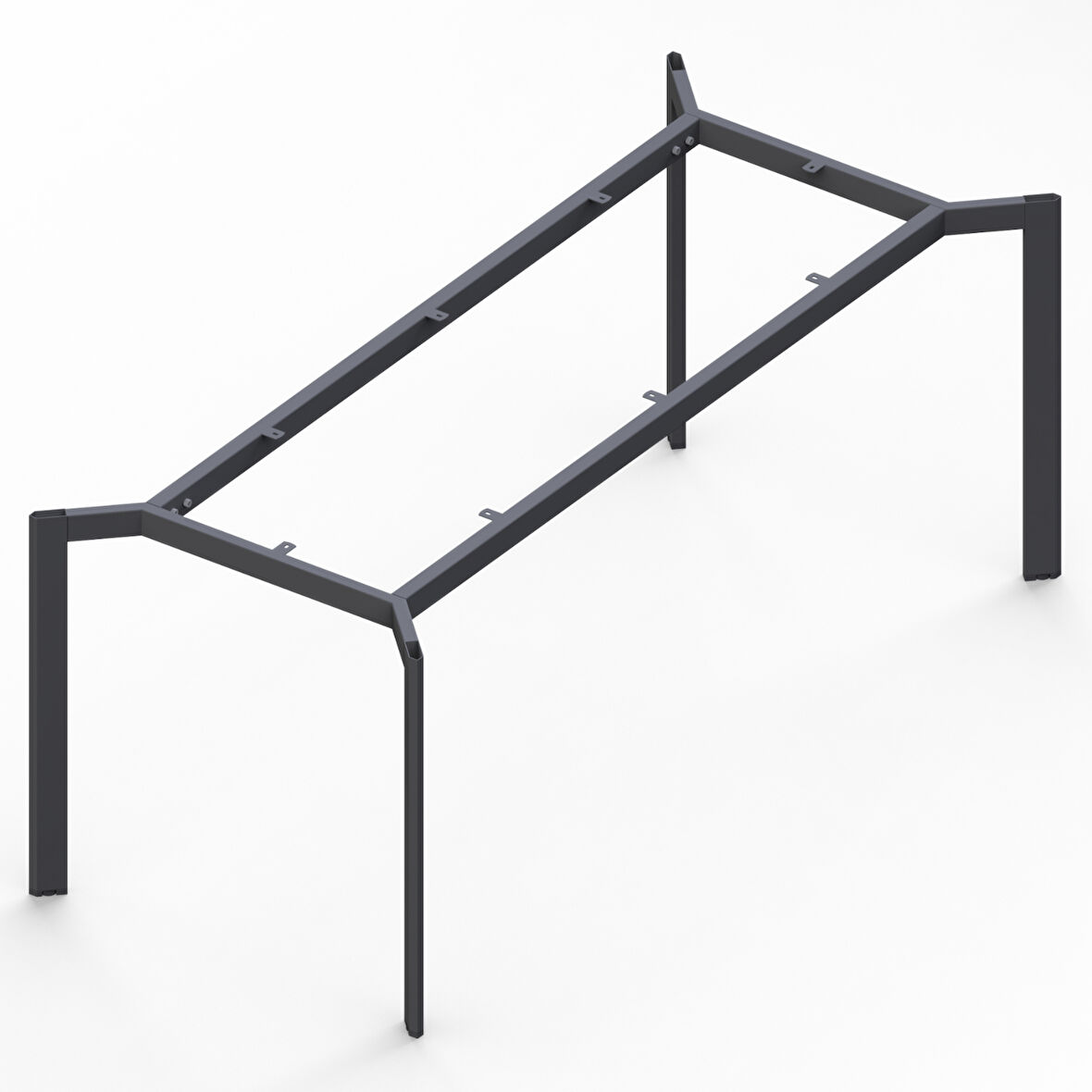 Api Design Beşgen Metal Ofis Çalışma Masa Ayağı (Ahşap-Cam-Mermer İçin Uygun)