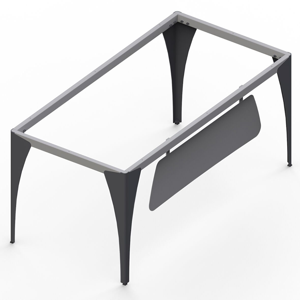 Api Design Porshe Metal Ofis Çalışma Masa Ayağı (Ahşap-Cam-Mermer İçin Uygun)