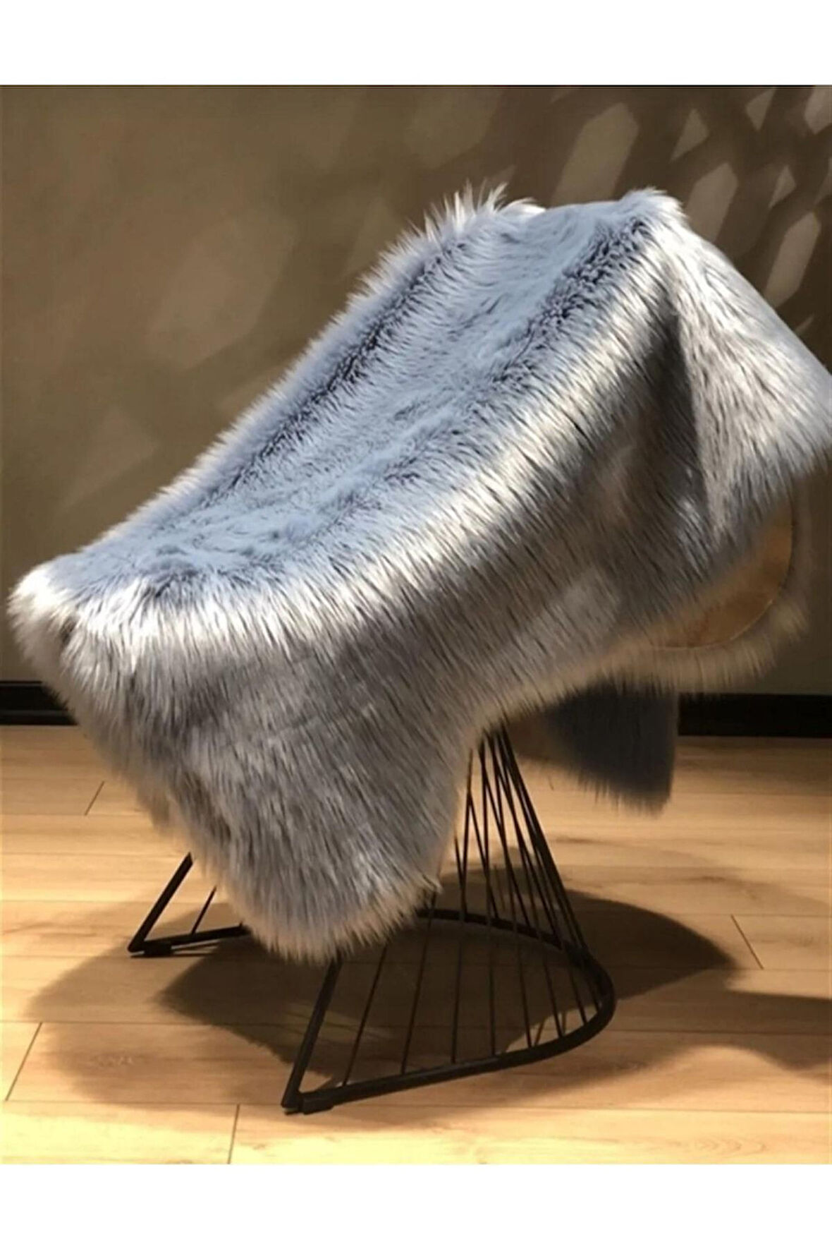 Kuzu Post Kırmızı Üst Kalite Tüy Dökmez Yıkanabilir Yumuşak Dokulu Peluş Halı