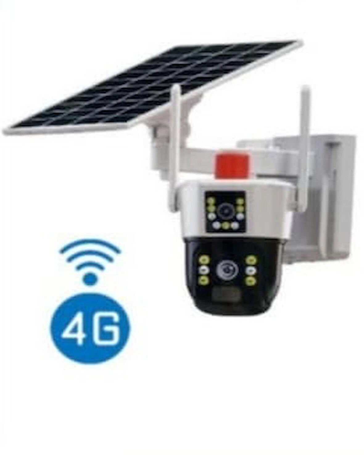 APRONX APX-WSP141 6MP 3.6MM 4G SOLAR ÇİFT KAMERA 15 LED WİFİ PTZ