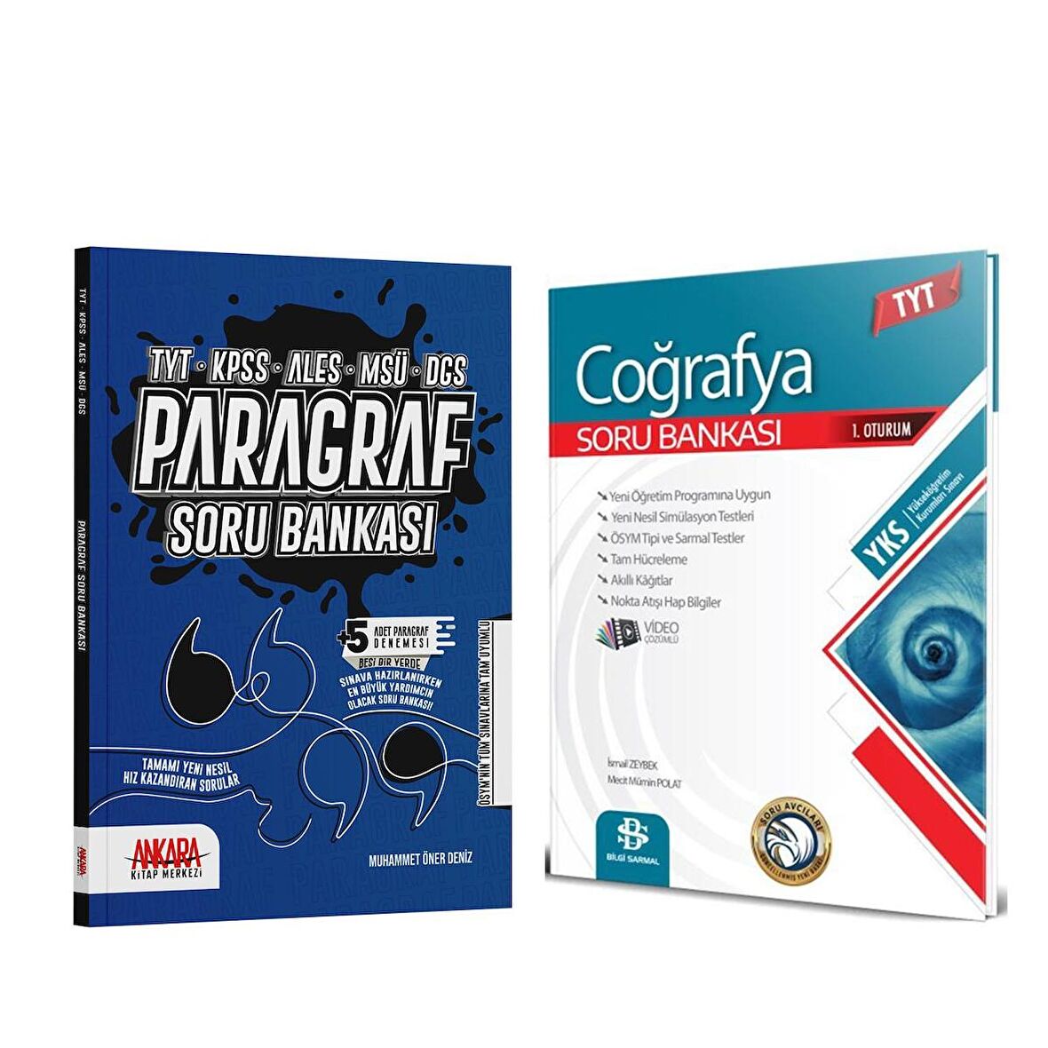 Bilgi Sarmal TYT Coğrafya ve Ankara Kitap Merkezi Paragraf Soru Bankası Seti 2 Kitap